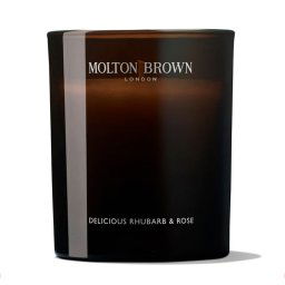 Molton Brown Linhas de Banho Feminino Delicious Rhubarb & Rose Signature Candle Vela Aromática para Casa