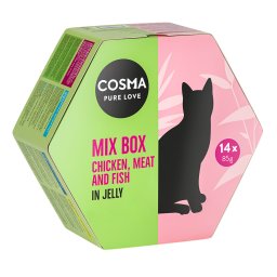 14x85g Cosma Mix Box comida húmida gatos