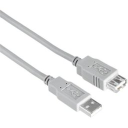 Hama Extensão USB 2.0 Tipo-A/A 1.5m Cinza (0200905)