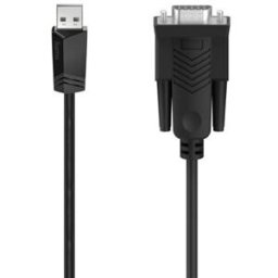 Hama Cabo de Dados Conversor USB / Serial 1.5 m Preto (200622)