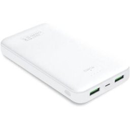 Puro Powerbank com Fast Charging White 20000 mAh + Cabo USB/ USB-C 0.2m - Branco