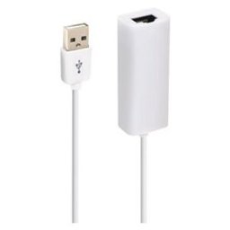 Accsup Adaptador USB 2.0 para Ethernet (RJ45) - Branco