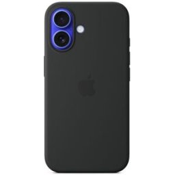 Apple Capa em silicone com MagSafe para iPhone 16 - Preto