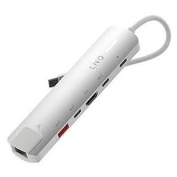 Adaptador HUB USB-C Pro LINQ LQ49061 6 em 1