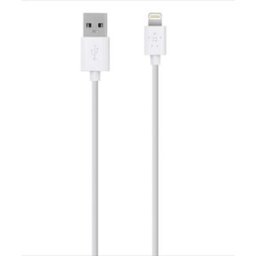 Belkin Cabo Carregamento/Sincronização Lightning/USB 1m (Branco)
