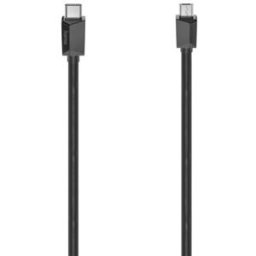 Hama Cabo de Dados USB-A para USB-C 0.75m Preto