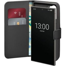 Puro Capa Wallet Stand para Samsung Galaxy S25 Ultra - Preta