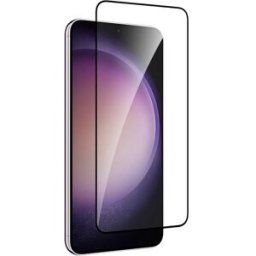 Puro Película de Ecrã Vidro Temperado para Samsung Galaxy S24 Plus - Moldura Preta