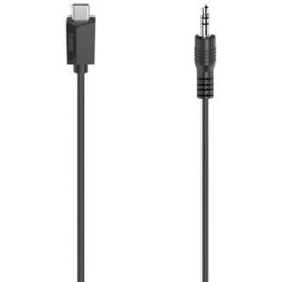 Hama Cabo USB Tipo C / Jack 3.5mm 0.75m Preto (200729)