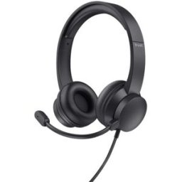 Trust Auscultadores USB Ayda - Preto