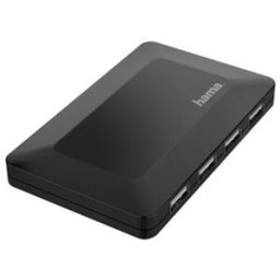 Hama HUB USB 2.0 4 Portas Preto (00200122)