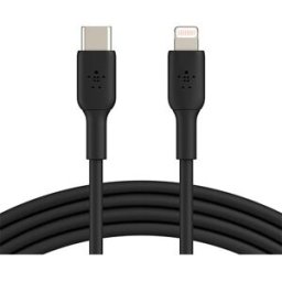 Belkin Cabo USB-C para Lightning - 1m - Preto