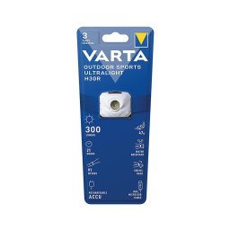 Varta 18631101401 - Lanterna de cabeça recarregável LED dimmable OUTDOOR SPORTS