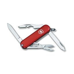 Victorinox - Faca de bolso multifuncional RAMBLER 5,8 cm/10 funções vermelho