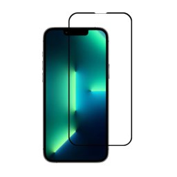 Película de vidro 5D preta para iPhone 13
