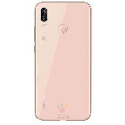 Tampa traseira para Huawei P20 Lite Rosa com lente Camera