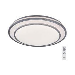 Rabalux 2131 - Candeeiro de tecto LED dimerizável LUPITA LED/40W/230V prateado + comando remoto