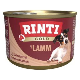 24x185g Pedaços de cordeiro Gold RINTI latas cão