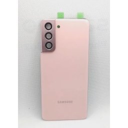 Tampa Traseira para Samsung Galaxy S21 Plus 5G com Lente Phantom Pink