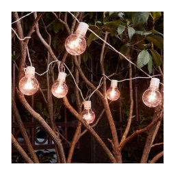 Eglo 900238 - Corrente decorativa exterior LED PARTAJ 16xLED/0,064W/24V IP44 branco