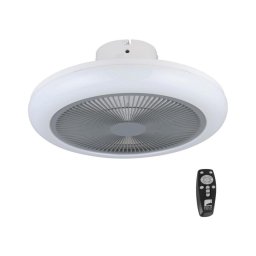 Eglo 35138 - Ventilador de teto LED dimmável KOSTRENA LED/25,5W/230V cinza +DO