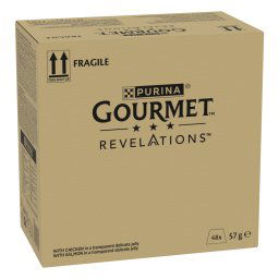 96x57g frango salmão Fine Cuts Revelations Gourmet Purina gato