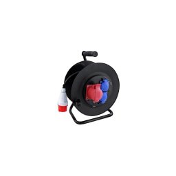 Solight PB40 - Cabo de extensão em carretel 25m, IP44