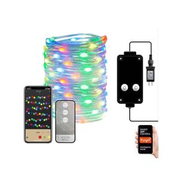 Immax NEO 07735L-Fita LED RGB para exterior regulável 7,2W/230V 10m IP44 Wi-Fi Tuya