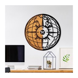 Relógio de parede diâmetro 56 cm 1xAA madeira/metal