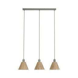 Ledvance - Candeeiro suspenso DECOR RAFFIA 3xE27/15W/230V bastão de ráfia