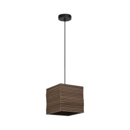 Ledvance - Candeeiro suspenso DECOR CARDBOARD 1xE27/15W/230V 25x25 cm