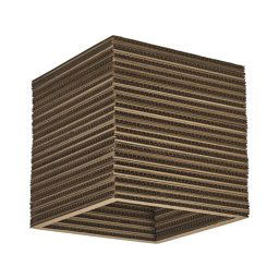 Ledvance - Iluminação de teto DECOR CARDBOARD 1xE27/15W/230V 25x25 cm