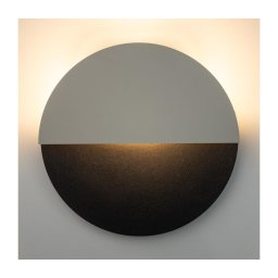 Iluminação de parede LED LUNA LED/7W/230V diâmetro 36 cm preto/bege