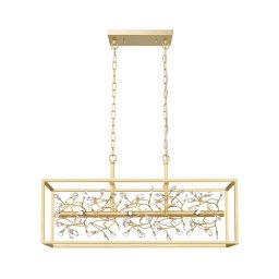 Zuma Line P0578-06C-V7V7 - Candeeiro suspenso SPRING 6xG9/33W/230V dourado