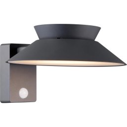 Nordlux - Aplique de parede solar LED com sensor JUSTINA LED/5W/3,7V IP44