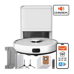 TESLA Electronics RoboStar - Aspirador robô inteligente 2 em 1 2600 mAh Wi-Fi br