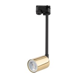 Candeeiro suspenso para sistema de carril TOP 1xGU10/10W/230V dourado/preto