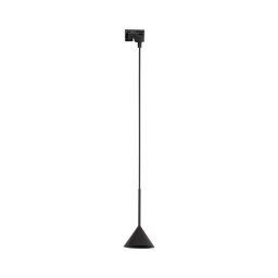 Candelabro suspenso para sistema de carril CONO MINI 1xGU10/10W/230V preto