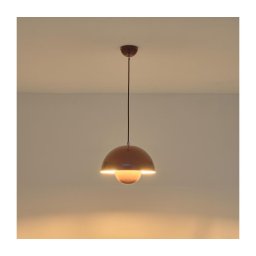 Lustre pendente JARDEN 1xE27/15W/230V castanho