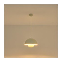 Candeeiro pendente em cabo JARDEN 1xE27/15W/230V cor creme