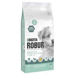 12kg Sensitive Grain Free Puppy cordeiro Bozita Robur ração para cães