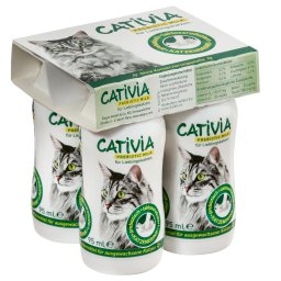 4x95ml Cativia leite para gatos