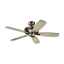 Kichler KLF-MONARCH2-52-BAP - Ventilador de teto MONARCH com DO