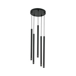 Candelabro suspenso STALACTITE LASER 5xG9/3W/230V preto