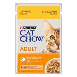 26x85g frango Cat Chow comida húmida gatos