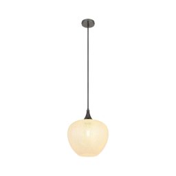 Globo 15548H1K - Candeeiro suspenso MAXY 1xE27/40W/230V diâmetro 29 cm branco/antracite