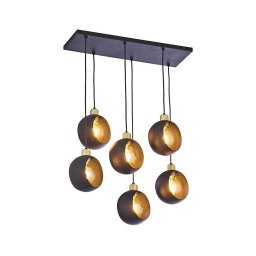 Candeeiro suspenso num fio CYKLOP 6xE27/60W/230V