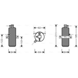 Secador, ar condicionado AVA COOLING CND202 AVA