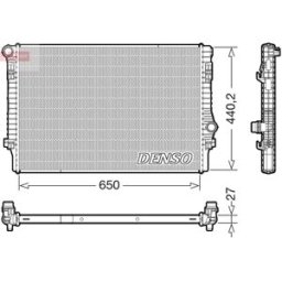 Radiador, arrefecimento do motor DENSO DRM32049