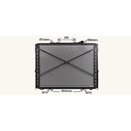 Radiador HIGHWAY AUTOMOTIVE 10011025HW